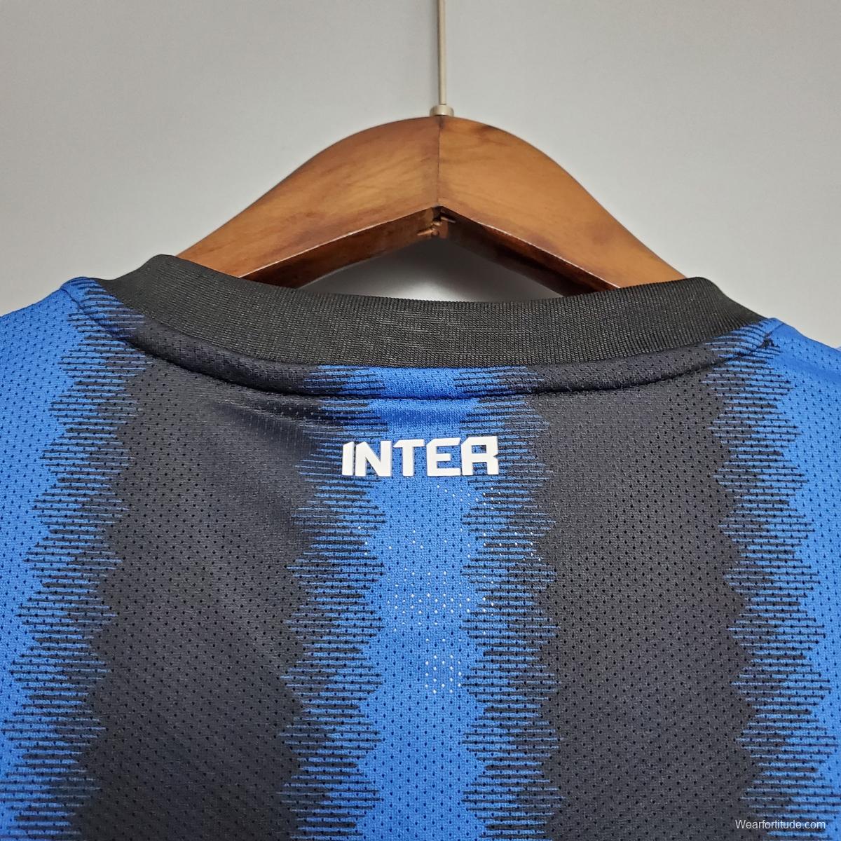 Retro long-sleeved 10/11 Inter Milan home Soccer Jersey