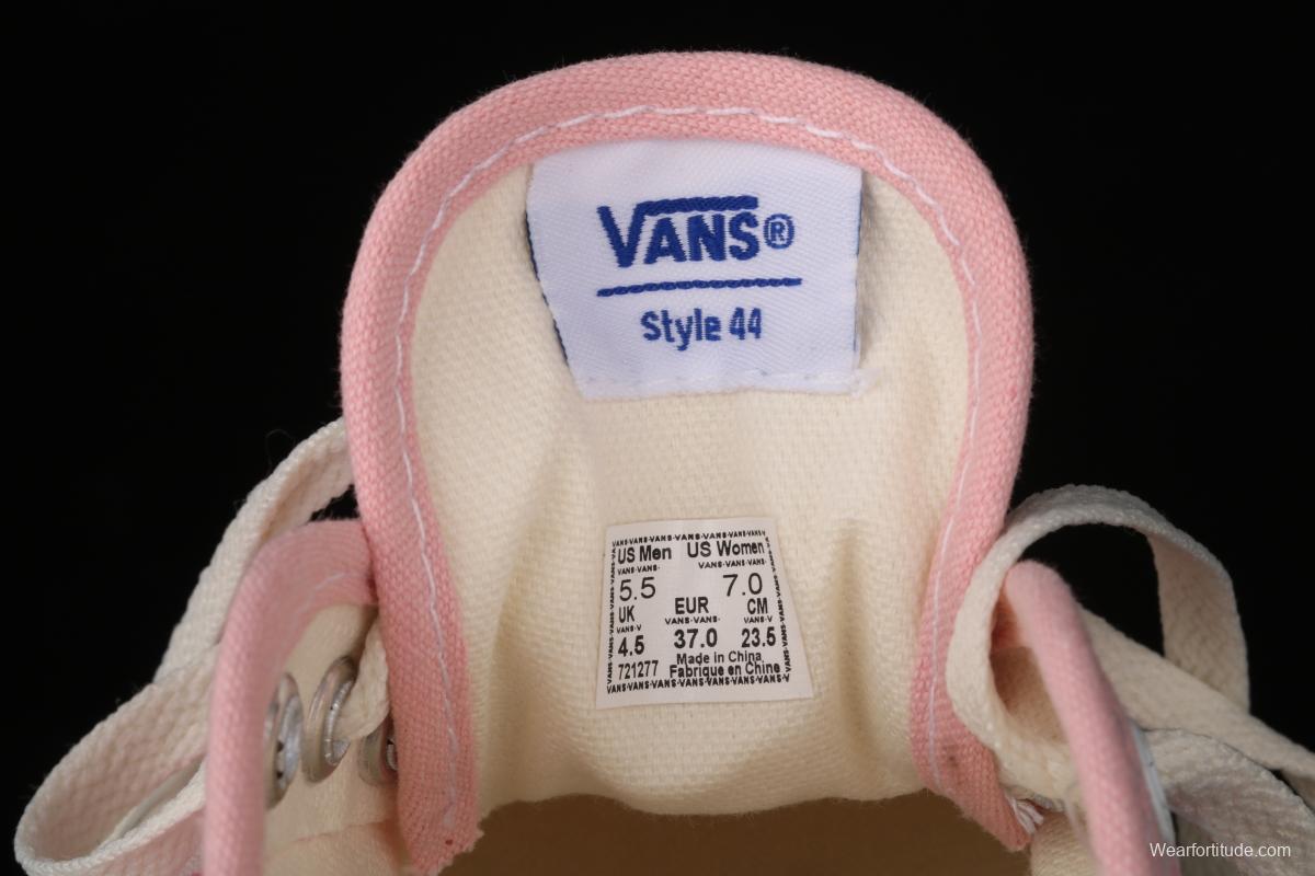 Vans Vault OG Authentic LX pink leopard print high-end regional vulcanized canvas low-top casual board shoes VN0A38GRR89