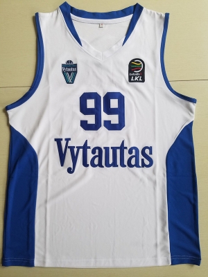 Lavar Ball 99 Lithuania Vytautas White Basketball Jersey