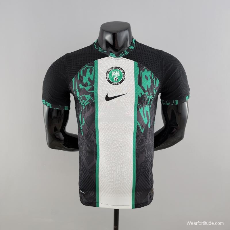 Player Version 2022 Nigeria Home Soccer Jersey