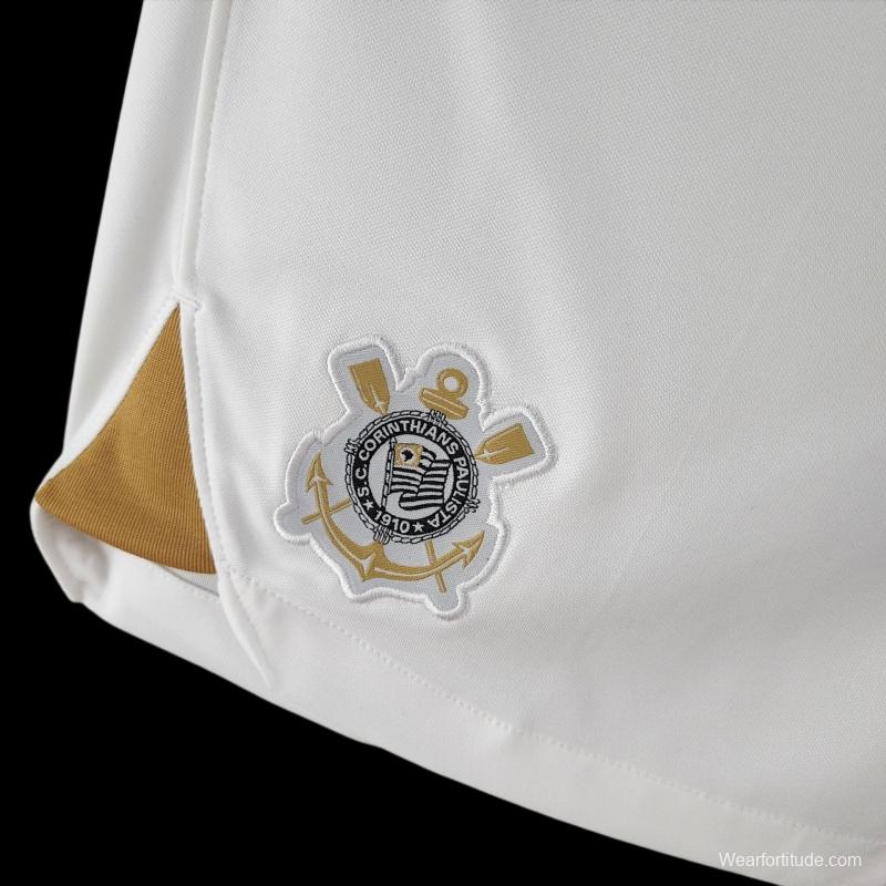 22/23 Corinthians White Shorts