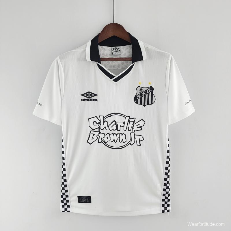 22/23 Santos UMBRO DAYS OF GLORY White Jersey