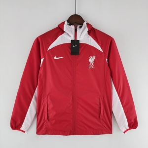 2022 Liverpool Windbreaker Red And White