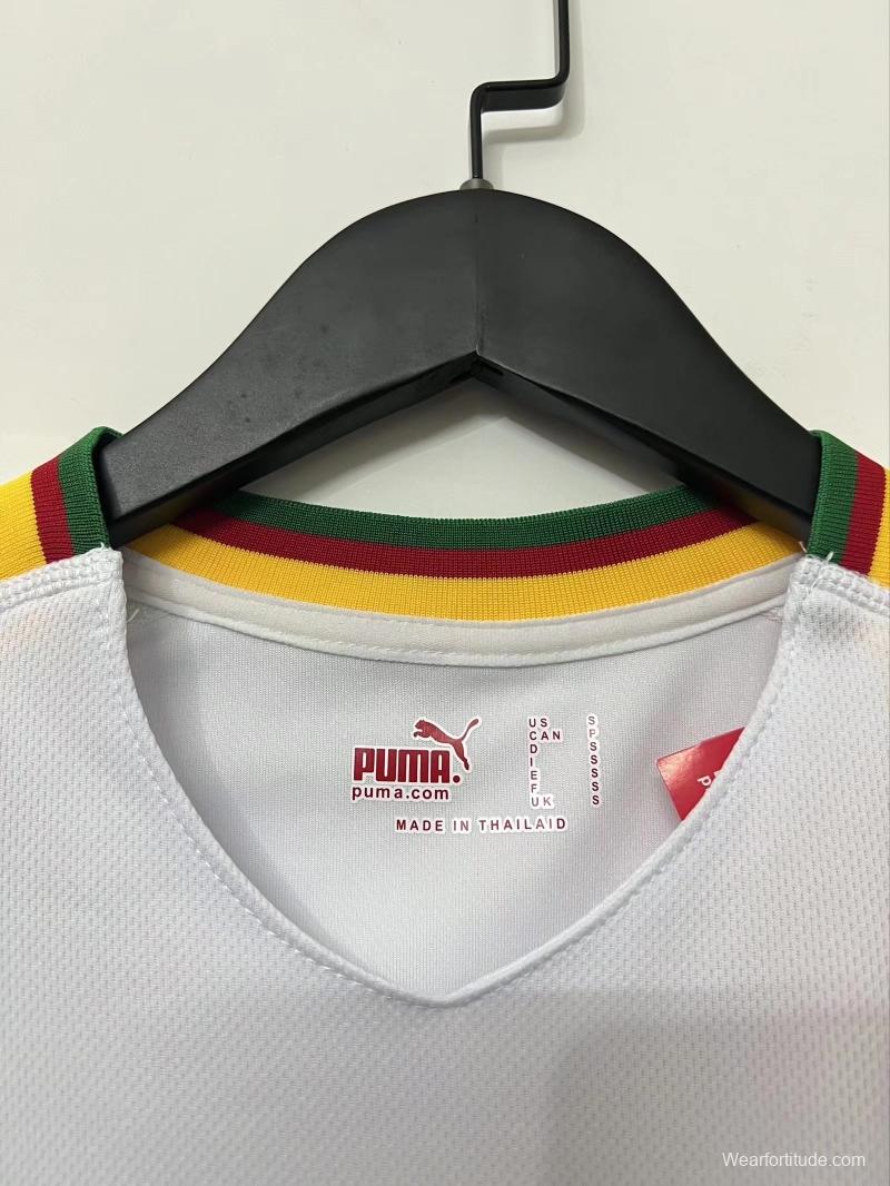 Retro 2002 Cameroon White Jersey