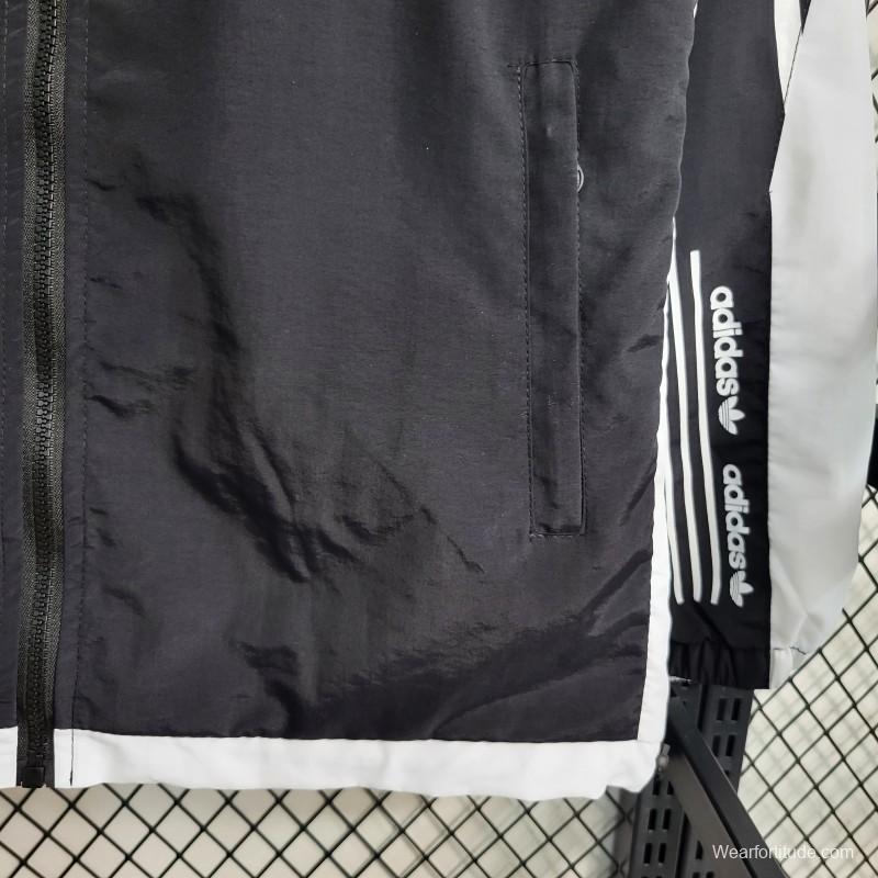 2023 Adidas Originals Black Windbreaker