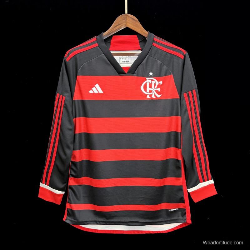 24/25 Flamengo Home Long Sleeve Jersey