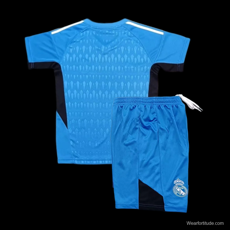 23/24 Real Madird Blue Goalkeeper Jersey