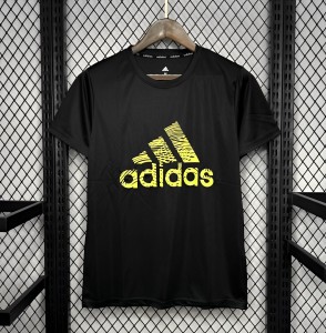 2024 Adidas Black Cotton T-shirt #1033