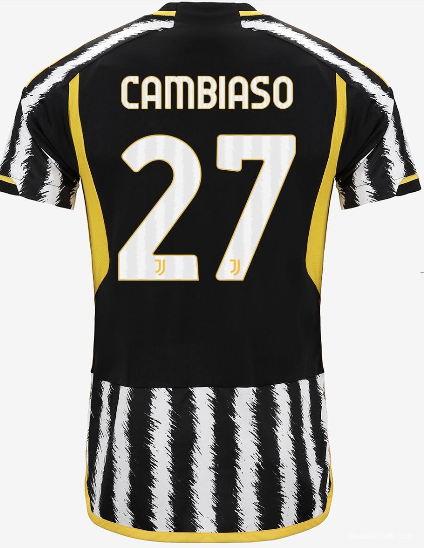 JUVENTUS 2023/24 HOME FAN CAMBIASO